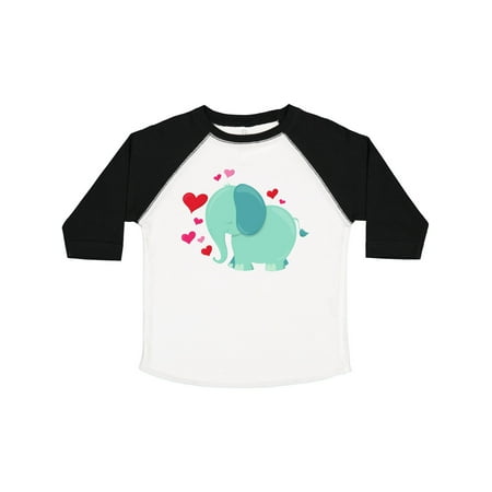 

Inktastic Cute Elephant Elephant in Love Love Hearts Gift Toddler Boy or Toddler Girl T-Shirt