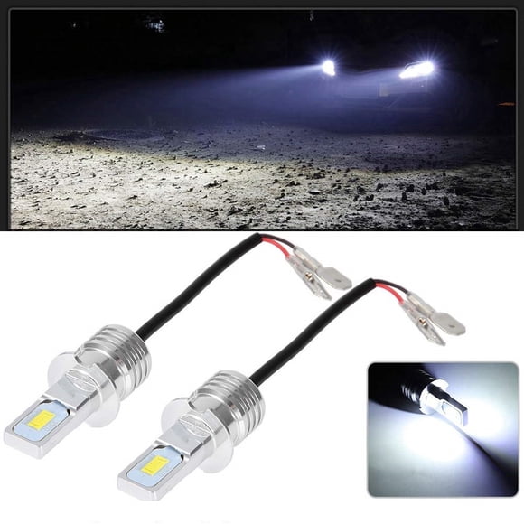 bombillas LED antiniebla de 4000 lúmenes, extremadamente brillantes, de luz blanca, solo para luces de circulación diurna o antiniebla.