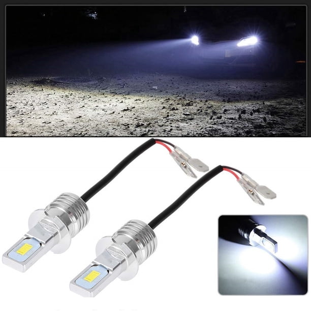 bombillas LED antiniebla de 4000 lúmenes, extremadamente brillantes, de luz blanca, solo para luces de circulación diurna o antiniebla.