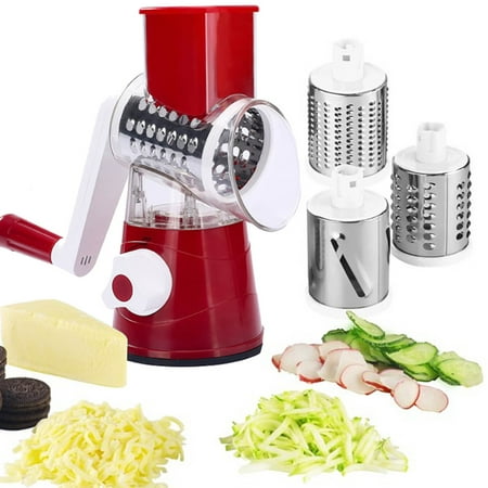 

Ifcow Rotary Cheese Grater Mandoline Food Slicer Vegetable Chopper Salad Chopper Shredder & Graters & Slicers