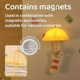 thumbnail image 4 of Mini Umbrella Night Light, Magnetic Silicone Lamp for Home Decor,Timer Dimmable & Hangable, Gift Idea（Yellow）, 4 of 7