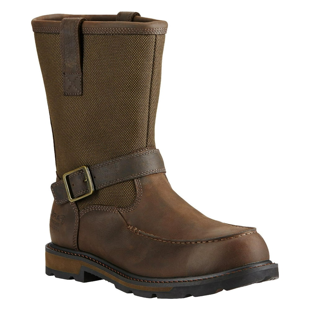 Ariat - Ariat Men's Groundbreaker Moc Toe Waterproof Steel Toe Work Boot - Walmart.com - Walmart.com