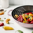 thumbnail image 6 of Staub Cast Iron Perfect Pan , Dutch Oven, 4.5-quart,  serves 4-5, Made in France, Peony Pink, 6 of 9