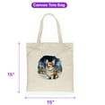 thumbnail image 5 of Hello Winter Corgi Welcome Snowy Night Watercolor Vintage Canvas Tote Bag Welsh Corgi Dog Lover Gifts Idea Reusable Shopping Grocery Bag - 01011, 5 of 5