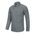 thumbnail image 3 of Cloudstyle Men's Wrinkle-Free Long Sleeve Dress Shirt with Spread Collar, Classic Fit Allover Print for Business, 3 of 8