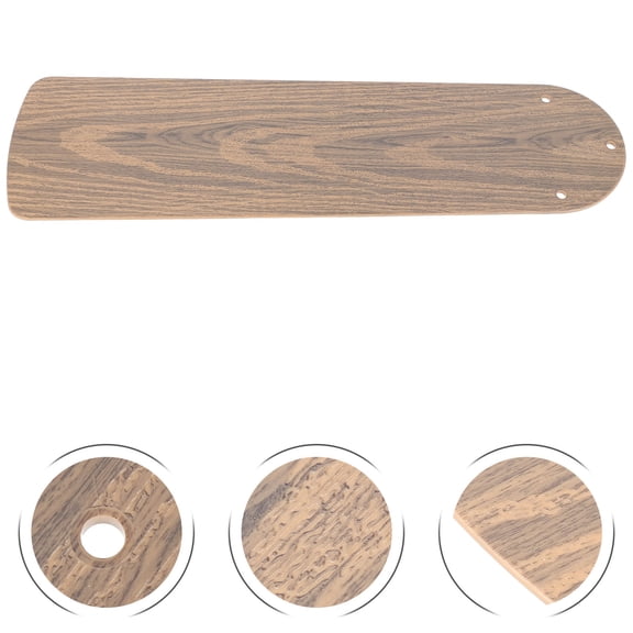 OULII Plastic Replacement Ceiling Fan Blades with Wood Grain Finish Sturdy and Quiet for Indoor Fans