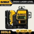 thumbnail image 4 of DEWALT DW089LG 12V Laser Level Self Levelling 12 Line 3 Sides*360 Degree Self-Leveling Horizontal And Vertical Cross Line Tools, 4 of 8