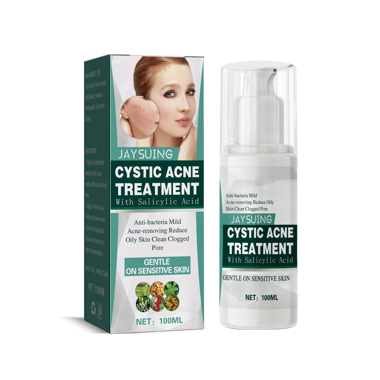 Cystic Acne Cream,Cystic Acne , Salicylic Acne For Face, Advanced Acne
