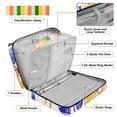 thumbnail image 4 of Haosy Accordion File Organizer Zipper Binder 500 Sheet 6-Tab Expanding File Folder Multi-Pocket 1.2 Inch 3 Ring Watercolor Leaves, 4 of 7