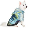 thumbnail image 2 of Salouo Fantasy Treehouse Planet Scene Pattern Small Dog Hoodie Sweatshirts Dog Clothes Coat Clothing Puppy Sweater Outfit Pullover Pet Winter Coat Sweater Outfit-X-Small, 2 of 7