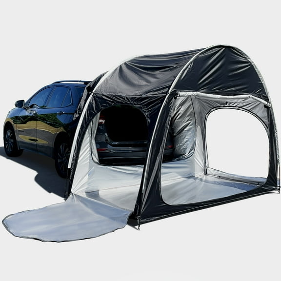 2-3 Person SUV Universal Vehicle Tent for Babecue Camping Extension Tent with Three doors Tent Car Awning Sun Shelter