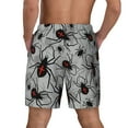 thumbnail image 2 of Lsque Mens Swim Trunks Spiders Pattern - Bathing Suit Compression Liner - Beach Swim Shorts Swimwear - (S-3XL) - Stretch Quick Dry -X-Large, 2 of 9