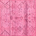 thumbnail image 1 of Ahgly Company Indoor Square Oriental Pink Modern Area Rugs, 3' Square, 1 of 4