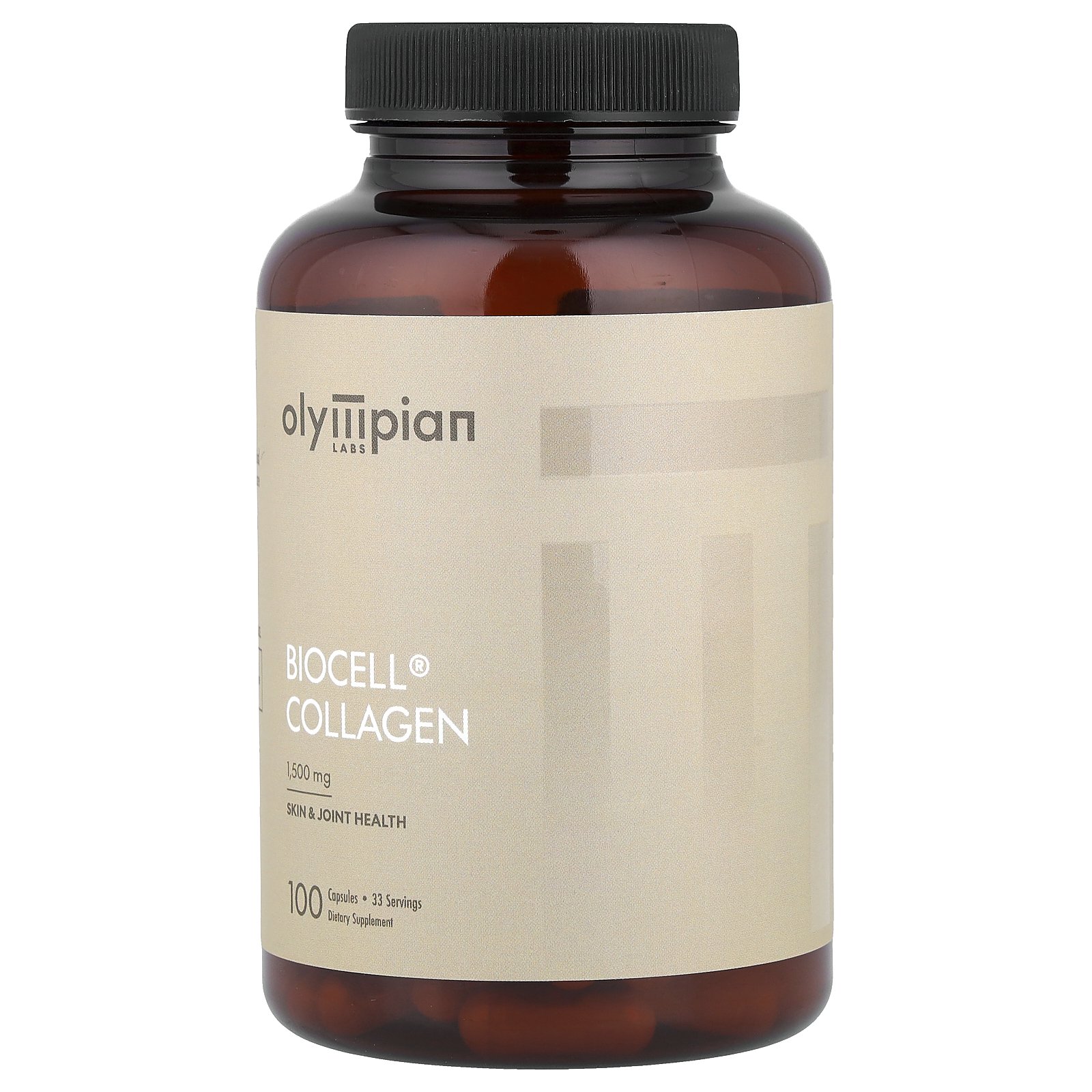Olympian Labs BioCell® Collagen, 100 Capsules
