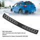 thumbnail image 4 of Protector De Cubierta De Parachoques Trasero, Protector De Parachoques Trasero Adhesivo De Decoración Exterior Negro Para Crosstrek/XV 2018-2023, 4 of 7