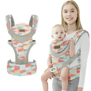 Pushtek 3-in-1 Baby Carrier Newborn Hip Seat Kangaroo Bag Infants Front and Back Backpack, 7 - 40 lbs, 3 - 18 Months Baby Accessories