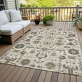 thumbnail image 6 of Addison Rugs Chantille Indoor/Outdoor Traditional Oriental Ivory Washable Rectangle Rug, 5' x 7'6", 6 of 6