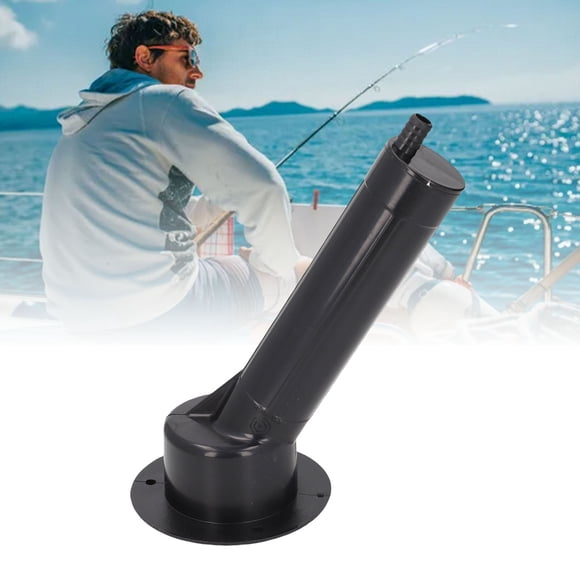 Boat Fishing Rod Cup Holder, ABS Outrigger Cup Holder for Boat Accessory, 0/15/30 Degree