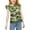 Army Green, variant on Juslio Girl Shirts Camouflage Ruffle Short Sleeve Kids Clothing Fashion Tops Casual 3-15Years T-Shirts