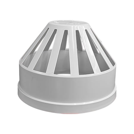 Universal Pipe Cover For Roof Vent and Basement Ducts Anti Rain Roof Round