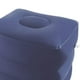 thumbnail image 2 of Reposapiés inflable para piernas con cojín de altura ajustable de 3 capas para cama y viaje. Azul profundo, 2 of 3
