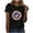 Black, variant on Feancey Fourth of July Shirts for Women Sunflower Print Short Sleeve Tops Holiday Casual American Flag Graphic Tees Beige L