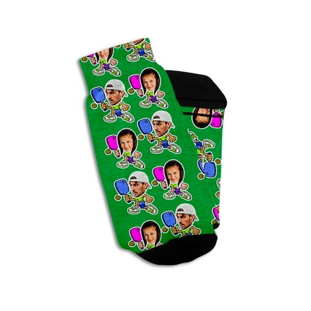 

Custom Pickleball Socks with Faces - 2 Faces