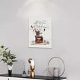thumbnail image 3 of Cafe Bar Decor Wall Art You Coffee Wall Art Rustic Coffee Spice Wall Decor Coffee Bean Canvas Painting Framed Artwork for Cafe Bar Kitchen Living Room 12"x16", 3 of 6