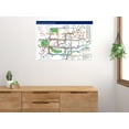 thumbnail image 2 of Central London Bus Route Map Poster 16x24 16"x24" #M01, 2 of 3