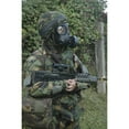 thumbnail image 2 of British soldier in full NBC protection gear and a S6 respirator Poster Print, 2 of 2
