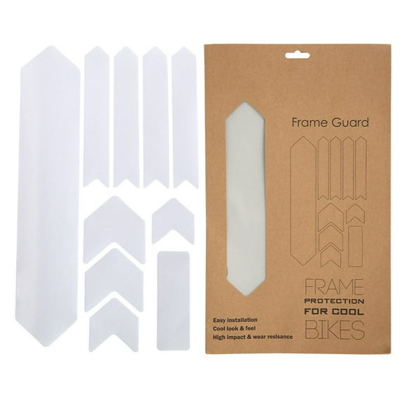 FNNMNNR Bicycle Frame Protector Stickers 3D Scratch Resistant MTB Bike Frame Covers