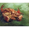 thumbnail image 2 of Van Gogh, Vincent 24x20 Gold Ornate Wood Framed with Double Matting Museum Art Print Titled - Crab On His Back, 2 of 4