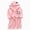 R253-Pink, variant on NOLDARES Kid Fleece Hooded Robes Girls Bathrobes Boys Soft Plush Sleepwear Toddler Fuzzy Pajamas,Pink,9-10 Y