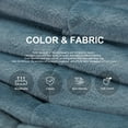 thumbnail image 5 of Hobestluk Bean Bag Chairs for Adults Giant BeanBag Chair Sofa Memory Foam Bean Bag Chair Faux Fur Fireside Bean Bags Big Lazy Sofa for Living Room Bedroom Dorm Office (Bluegrey Plush), 5 of 8