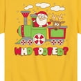 thumbnail image 3 of Instant Message - Who Tooted Christmas Train Christmas - Toddler & Youth Short Sleeve Graphic T-Shirt, 3 of 6