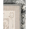 thumbnail image 5 of Unique Loom Parker Collection Area Rug - Kokulu (5' Square Charcoal/Gray), 5 of 12