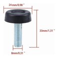 thumbnail image 2 of 20 Pieces Furniture Leveling Feet - M8 x 24mm, Adjustable Table Leg Protectors with Threaded Rod, 2 of 5