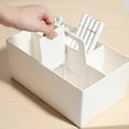 thumbnail image 4 of WRKEKC Clearance Stackable Plastic Storage Basket, Multi-Compartment Organizer for Home or Dorm, Durable and Portable, 4 of 6