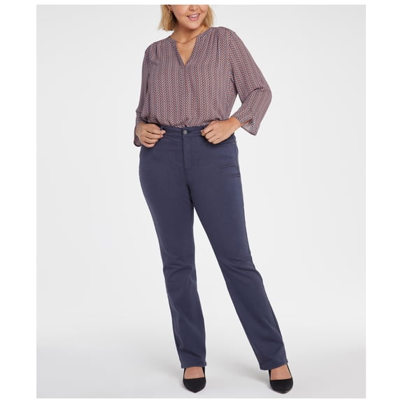 Plus Size Marilyn Straight Jeans Oxford Navy 16W
