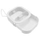 thumbnail image 3 of Portable Storage Case Desktop Organizer Box With Lid For Home Organization White Plastic 1Pc, 3 of 3