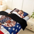 thumbnail image 3 of Erosebridal Football Ball Games Kids Twin Comforter Sets,Letter P Monogrammed Bedding Set For Boys Kids,Reversible black,2pcs, 3 of 7