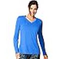 thumbnail image 3 of Hanes Womens Sport Cool DRI Performance Long-Sleeve V-Neck T-Shirt, S, 3 of 4