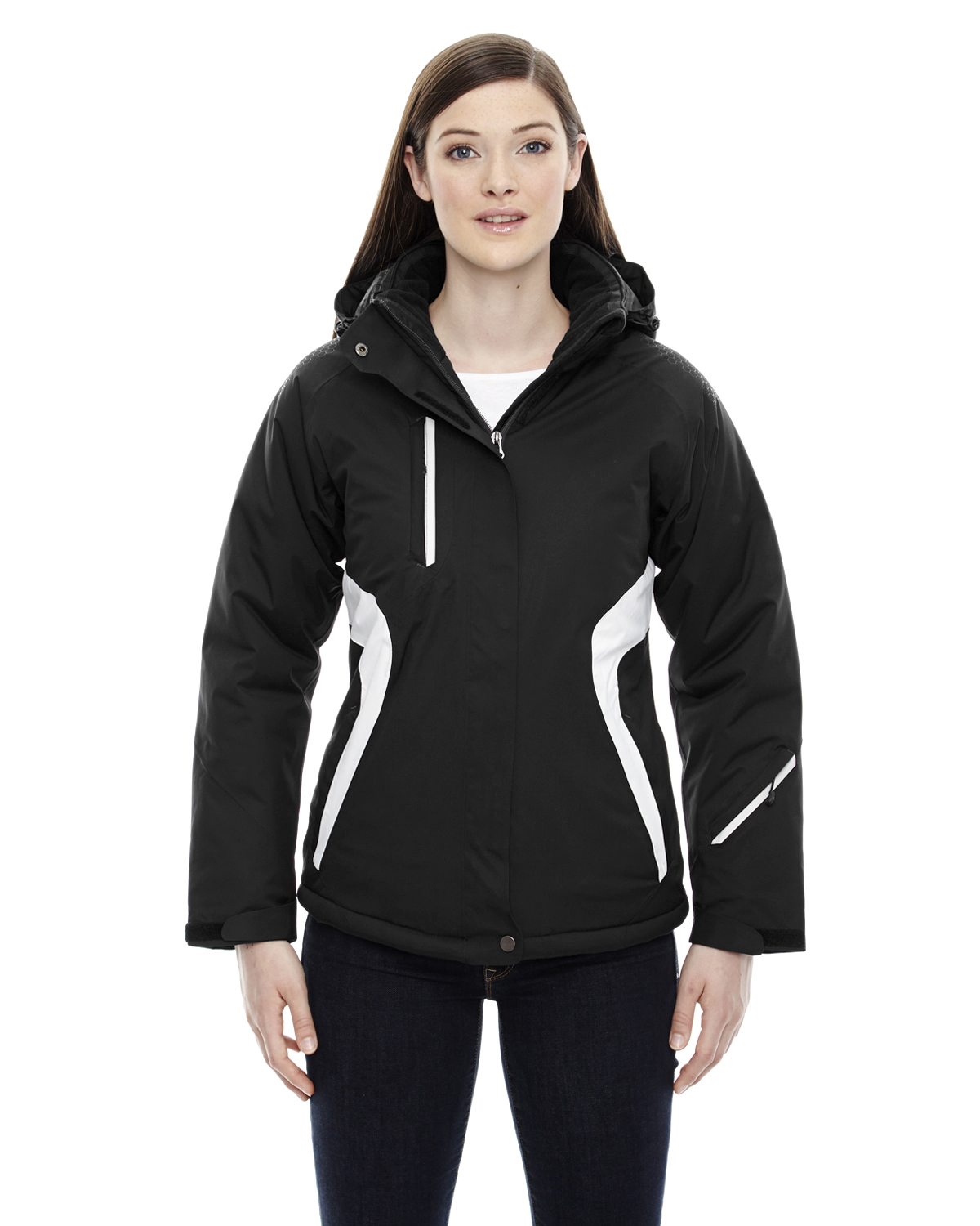 A Product of Ash City - North End Ladies' Apex Seam-Sealed Insulated Jacket - BLACK 703 - L [Saving and Discount on bulk, Code Christo] - image 1 of 2