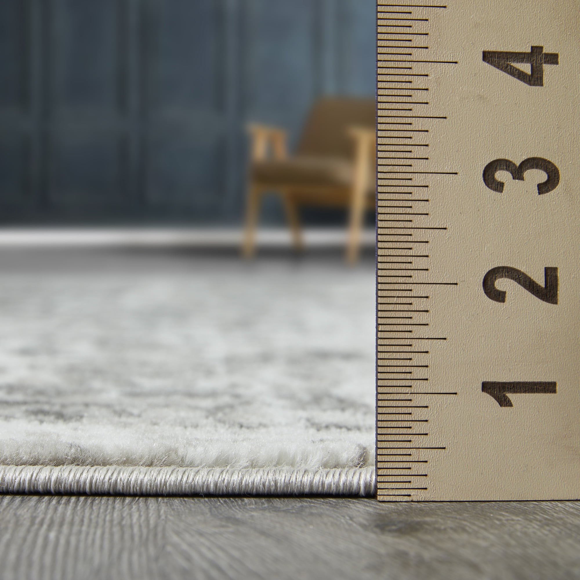 Loomaknoti Rhane Almurz 5' x 7' Gray Oriental Indoor Area Rug