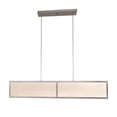 thumbnail image 6 of Meyda Tiffany 178216 Quadrato 6 Light 72" Wide Linear Pendant - Nickel, 6 of 7