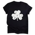 thumbnail image 1 of QIPOPIQ T-Shirts à Manches Courtes pour Femmes à Col Rond T-Shirts de la Saint-Patrick Hauts Shamrock T-Shirt Vert Chemise Chemise T-Shirts de la Saint-Patrick Tee T-Shirt T-Shirts Imprimés de Fête T-Shirts Graphiques Aubaines, 1 of 5