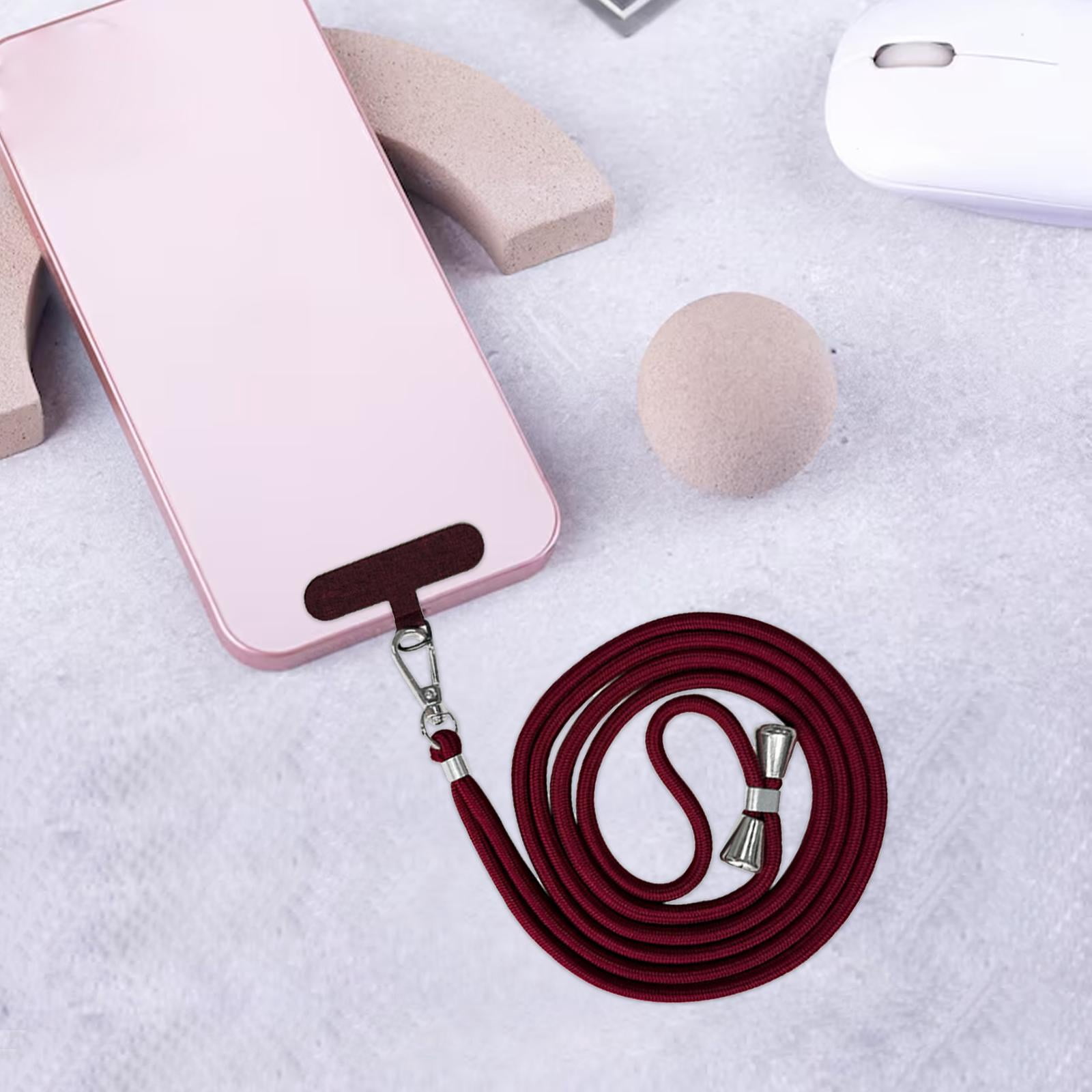 Lanière Rétractable Antivol Pour Téléphone - Avec Mousqueton, Longueur Réglable - Pour Randonnée, Vélo, Escalade