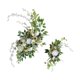 thumbnail image 2 of 2x Arco de boda con flores, letrero de bienvenida, decoración de granja, fondo hecho a mano Blanco, 2 of 9