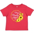 thumbnail image 3 of Inktastic My Nana Loves Me with Sunflower Wreath Boys or Girls Baby T-Shirt, 3 of 5