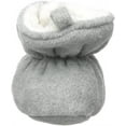 thumbnail image 3 of Hudson Baby Baby and Toddler Cozy Fleece and Faux Shearling Booties, Heather Gray, 4 Toddler, 3 of 9